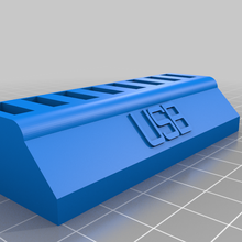 USB mame personnalisé organisation 3d print model - Mito3D