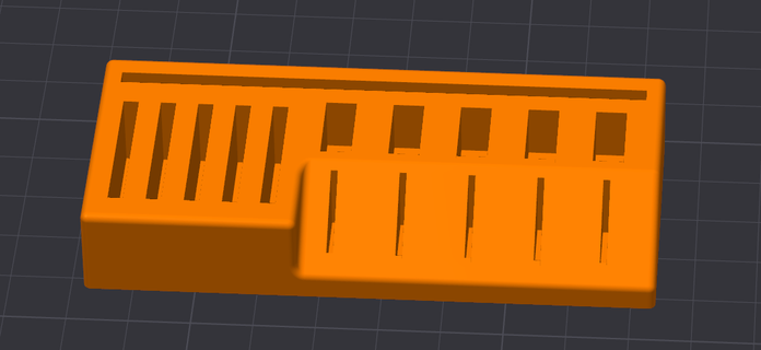 USB organizatör 3d print model - Mito3D