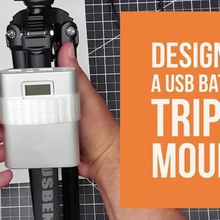 usb power-bank tripod mount gadget camera hyperlapse mobile power bank phone timelapse adapter head 3d print model - Mito3D