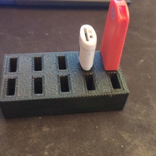 USB soutien gadget plongeur 3d print model - Mito3D