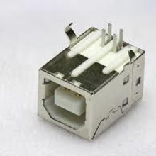 usb type b female socket fixation tool holder electronics 3d print model - Mito3D