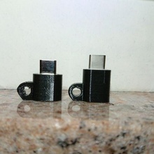 USB Mikro Schlüsselbund Adapter Mini Schmuck Schlüsselanhänger 3d print model - Mito3D