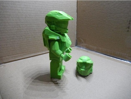 zırh kullanmak hale ninja insan logo küçültme robotlar yabancı güç süper kahraman şövalye 3d print model - Mito3D