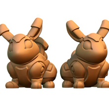 us4gi birimi oyun karakter sevimli minyatür tavşan 3d print model - Mito3D