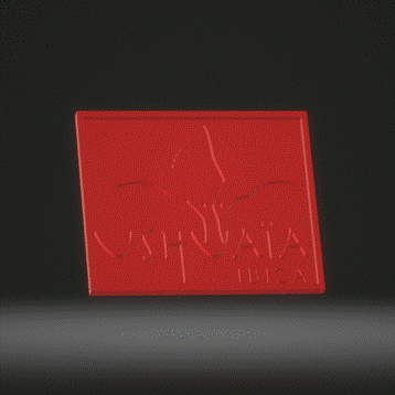 ushuaia ibiza España dj logo 3D print model - Mito3D