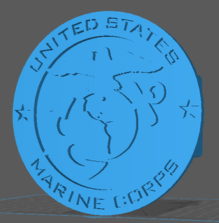usmc Anhänger Anhängerkupplung Startseite Mantel Marinesoldaten 3d print model - Mito3D