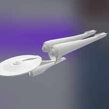 uss enterprsie ncc-1701 Raumschiff verschiedene 3d print model - Mito3D