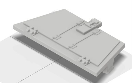drapeau grue moteur couverture gaine gi Joe 3d print model - Mito3D
