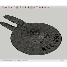 uss kelvin spaceship various 3d print model - Mito3D