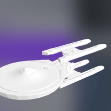 uss stargazer ncc-2893 starship çeşitli 3d print model - Mito3D
