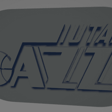 Utah jazz llavero nba baloncesto cesta llaves llave anillo recuerdo deporte 3d print model - Mito3D
