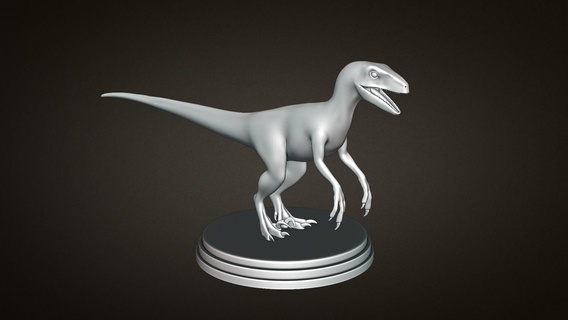 utahraptor dinosaur 3d printing toy print model toys 3d print model - Mito3D