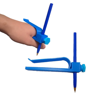 ustensile adaptateur main crayon ustensiles coutellerie fourchette 3d print model - Mito3D