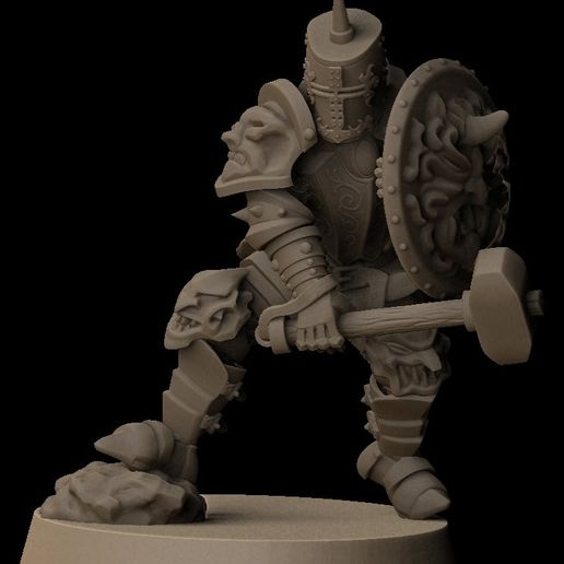 uthmog martelo atormentar cavaleiro medieval miniatura 28mm lâmina élfica jogos guerra jogo modelo fantasia brinquedo 3D print model - Mito3D