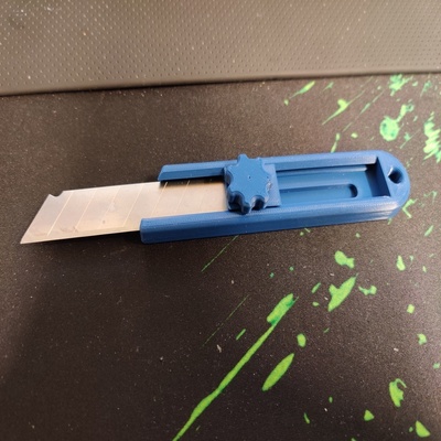 utilitaire couteau outils lame box cutter exacto tranchant stanley main diy 3d print model - Mito3D