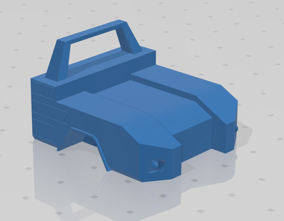 utilità camion hotwheels 1 64 164 scala personalizzato pressofuso tomica welly 3d print model - Mito3D