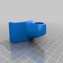 Trauben bc Stall Tür Griff v2 Badezimmer 3d print model - Mito3D