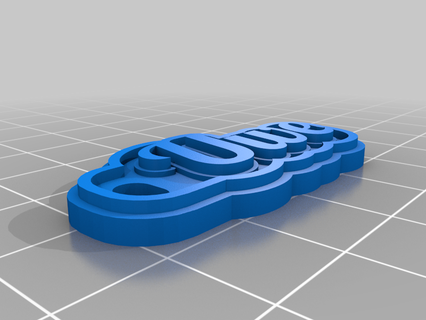 uwe customized keychains 3d print model - Mito3D