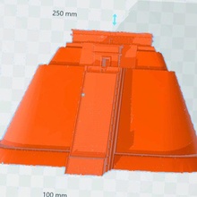 uxmal piramit mimari pre hispanic Maya 3d print model - Mito3D