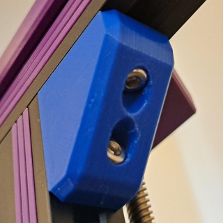 v-slot joint reinforcement vslot corner brace 2020 2040 extrusion 3d print model - Mito3D