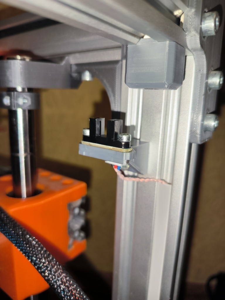 v-slot optical endstop holder 3D print model - Mito3D