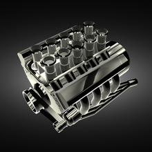 v10 engine game motor 3d print model - Mito3D