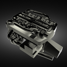 v12 motore auto macchina 3d print model - Mito3D