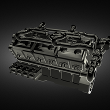 v12 engine game motor car 3d print model - Mito3D