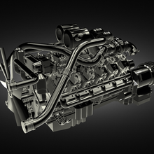 v12 motor jogos 3d print model - Mito3D