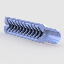v1 airsoft air fusil silencieux modérateur pastille armes feu fusils Balle palier DIY 3d print model - Mito3D
