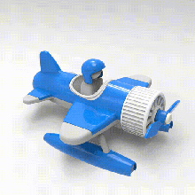 v1 seaplane 3d print model - Mito3D