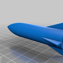v2 a10 3t fusée art modèle fusées modèles 3d print model - Mito3D
