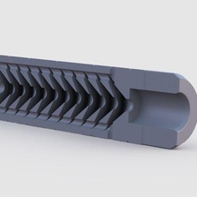 v2 airsoft air fusil silencieux modérateur pastille armes feu fusils Balle palier DIY 3d print model - Mito3D