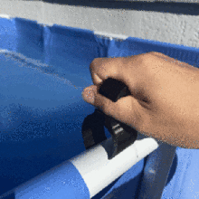 v2 tubular swimming pool filling hose holder tool pipe support intex 3d print model - Mito3D