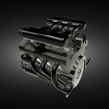 v6 motor jogos carro 3d print model - Mito3D