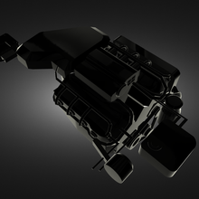 v6 moteur 3d print model - Mito3D