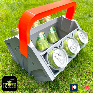 v6 engine block cooler holder Home can beer motor ice redbull drinks beach gifts mechanic cars 3d print model - Mito3D