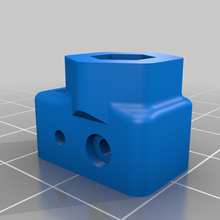 v6 nozzle mount probe - delta pro atom 3 lite 3d_printer_parts 3d print model - Mito3D