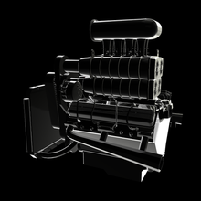 v8 arrastar motor 3d print model - Mito3D