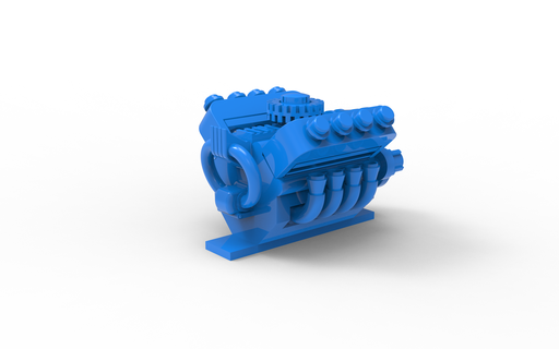 v8 motor kit turbo 3d print model - Mito3D