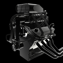 v8 vau 572 arrastar motor 3d print model - Mito3D