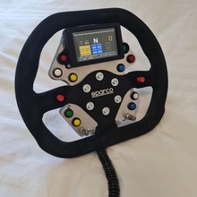 v8 supercar steering wheel gadget sim racing simucube fanatec 3d print model - Mito3D