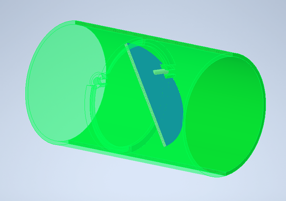 lvula anti rückkehr de luft trockner ropa tubo runden 3d print model - Mito3D