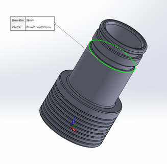 vuoto più pulito tubo flessibile ugello estrusore aspirazione manica connessione 3d print model - Mito3D