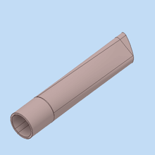 vácuo cabo de extensão - longa ferramenta conector 3d print model - Mito3D