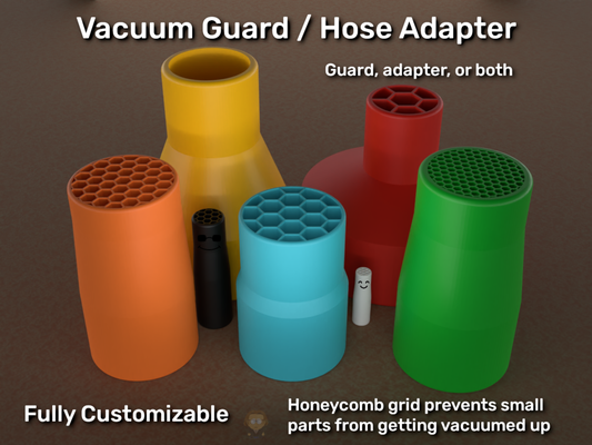 vacuum guard hose adapter shopvac parts spare repair diy replacement 3d print model - Mito3D