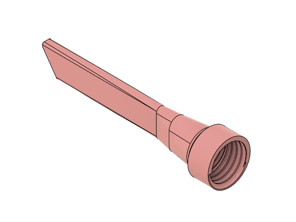 vacuum hose nozzle connector vacuum vacuum hose vacuum nozzle replacement parts  3d print model - Mito3D