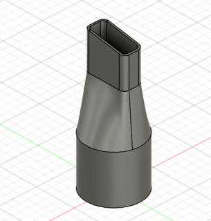 vacuum nozzle fusion360 priest 3d print model - Mito3D