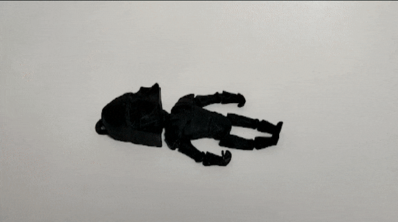 Vader esnek star savaşlar gökada siyah bilmek lazer asker güç Lucas Filmler yer destekler 3d print model - Mito3D