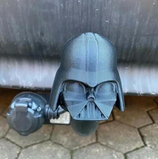 Vader capacete rebocar bola cobrir bainha darth reboque automotivo 3d print model - Mito3D